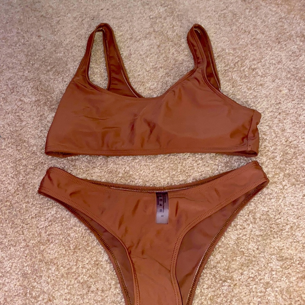 Shein Chocolate Brown Swimsuit 🩱